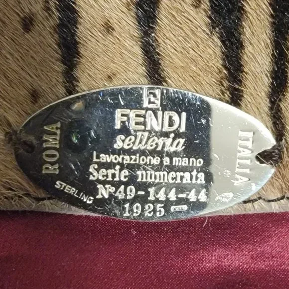 NWT Vintage FENDI SELLERIA Pony Hair Jungle Jacket - Picture 7 of 15